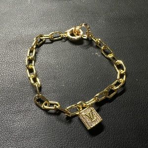 Gold copper bracelet